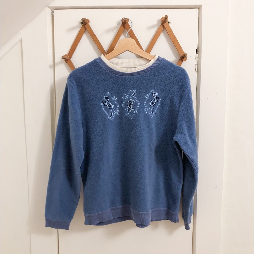 Vintage Embroidered Fleece